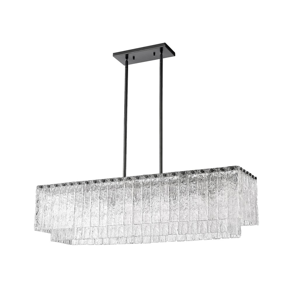 Z-Lite 5 Light Linear Chandelier. Picture 5