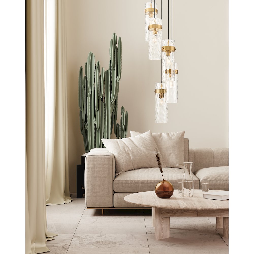 Z-Lite 5 Light Chandelier. Picture 6