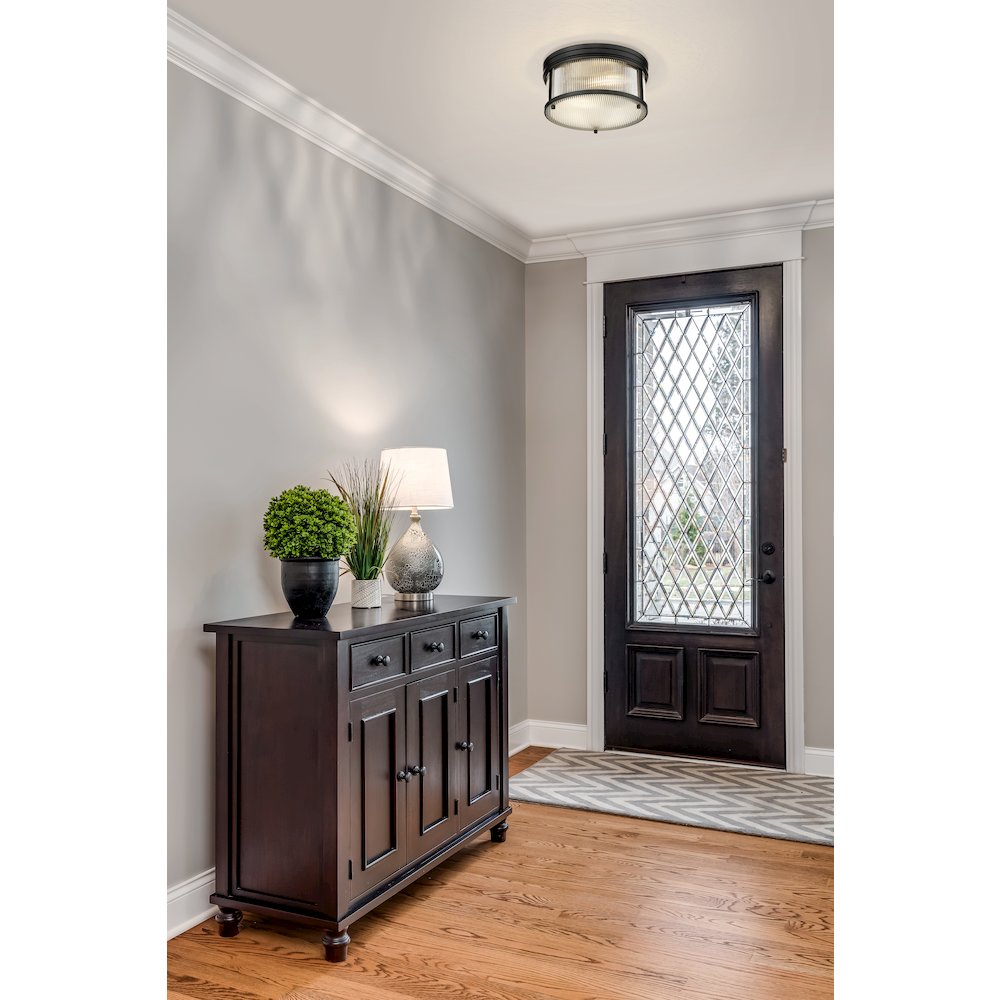 Z-Lite 2 Light Flush Mount. Picture 7