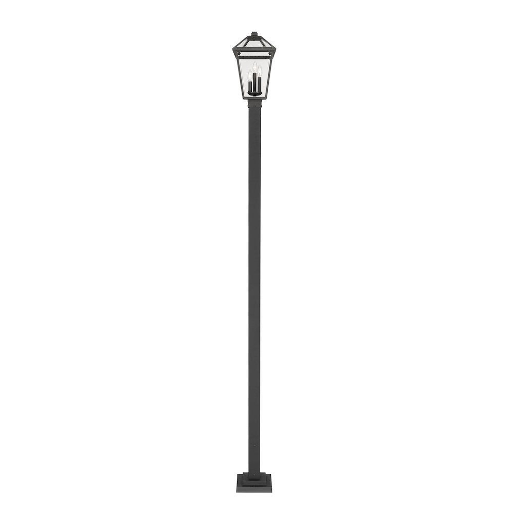 Z-Lite 3 Light Outdoor Post Mounted Fixture. Picture 2