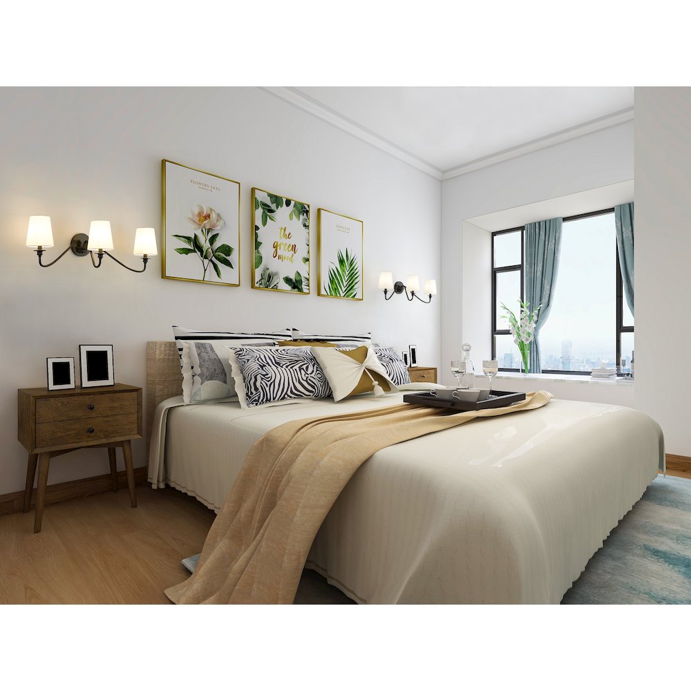 Z-Lite 3 Light Wall Sconce. Picture 7