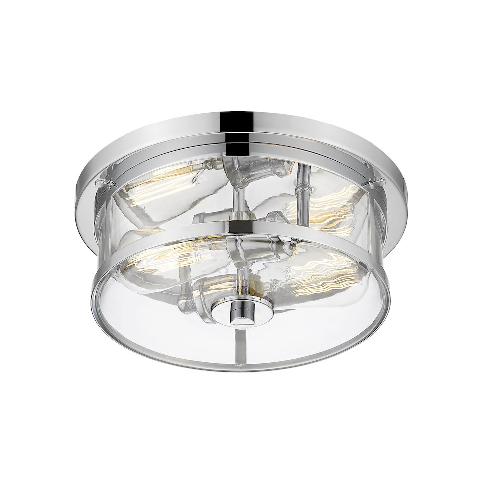 Z-Lite 2 Light Flush Mount. Picture 2