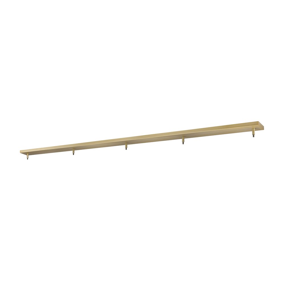 Z-Lite Multi Point Canopy 5 Light Ceiling Plate, Heritage Brass. Picture 1