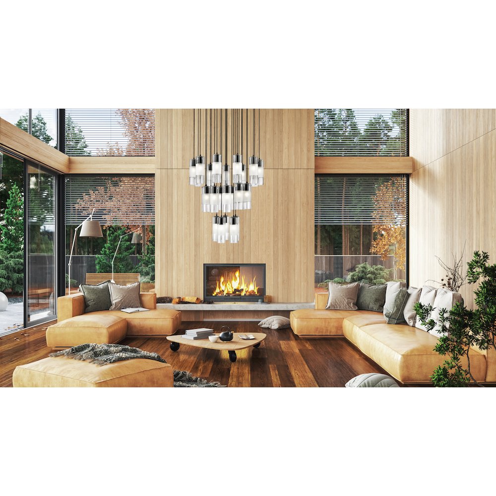Z-Lite 27 Light Chandelier. Picture 7