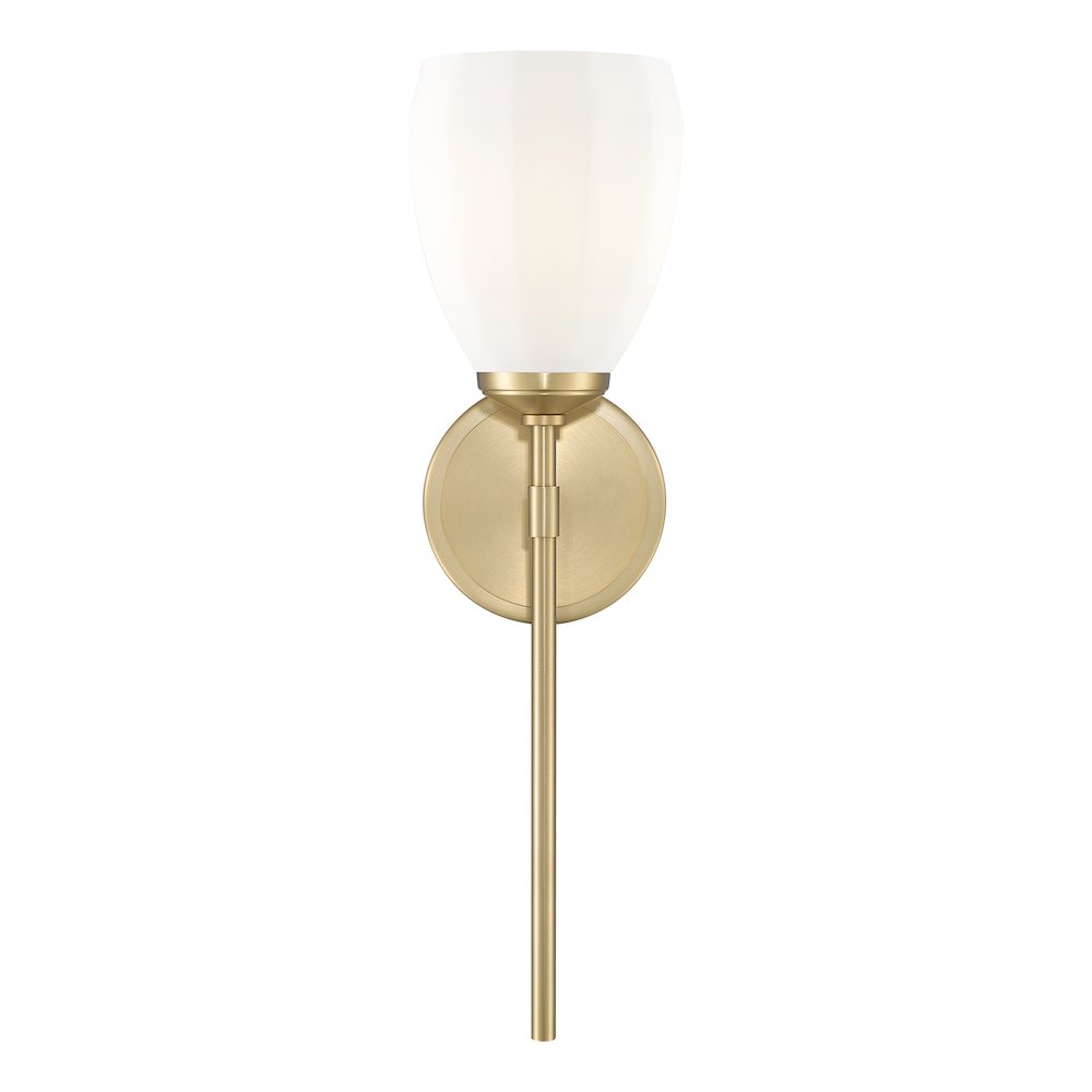 Z-Lite Oren 1 Light Wall Sconce in Modern Gold color, Steel frame. Picture 2