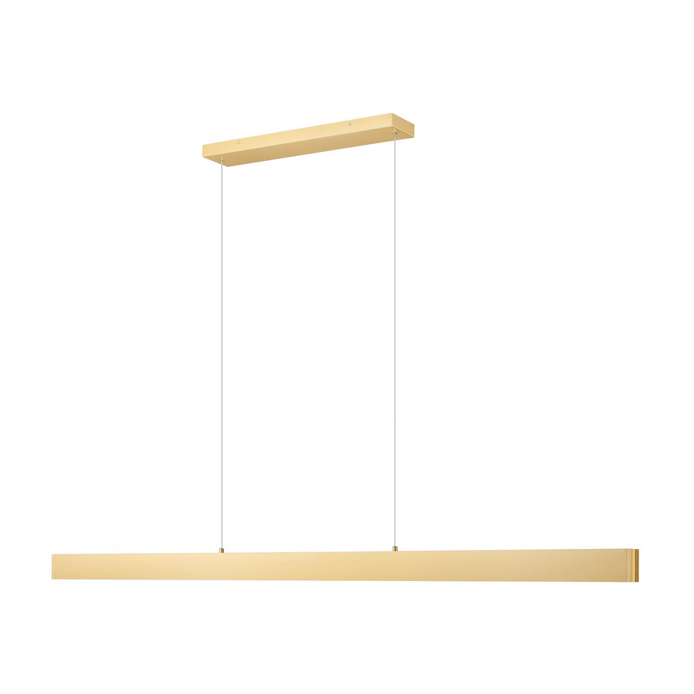 Z-Lite 1 Light Linear Chandelier, Gold. Picture 3