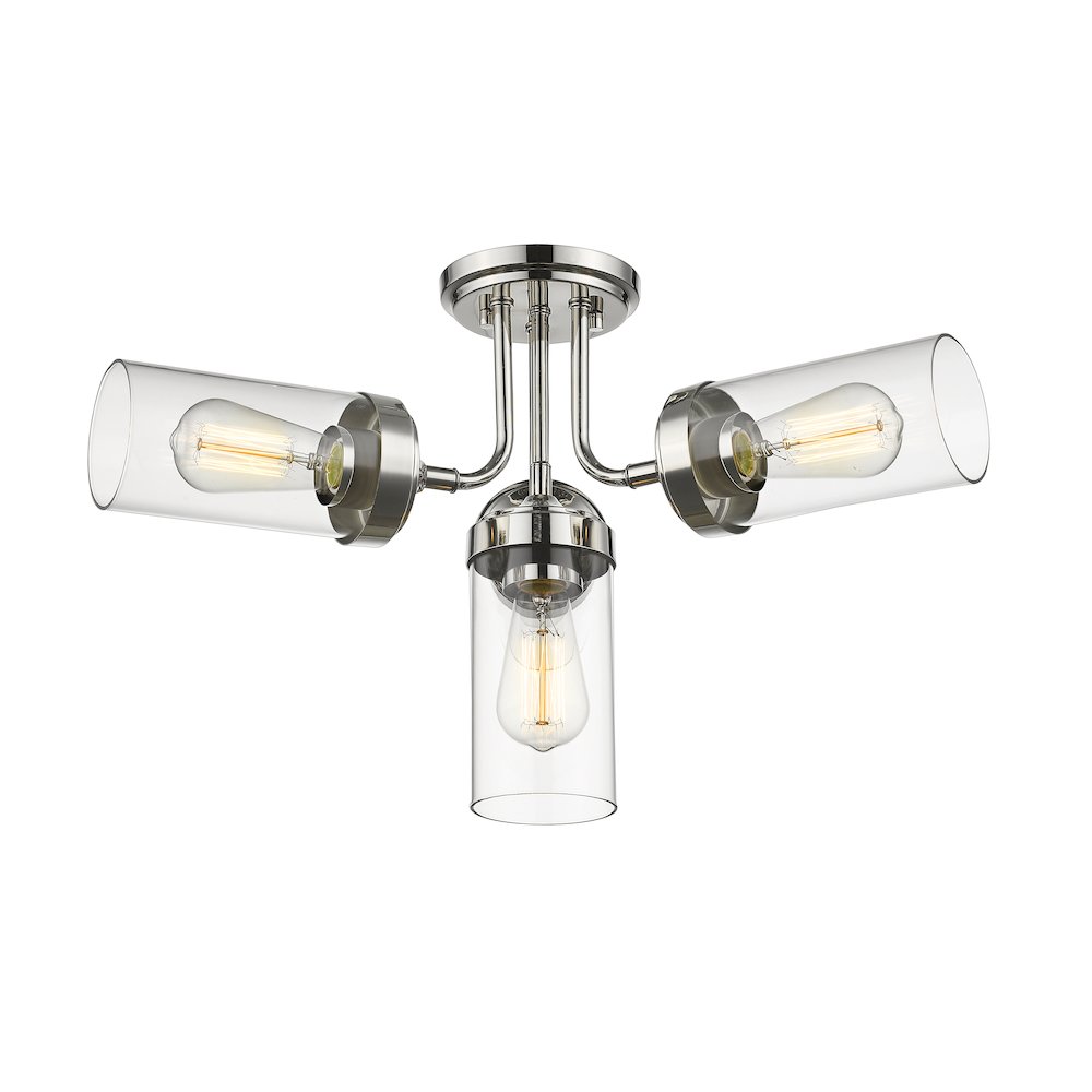Z-Lite 4 Light Semi Flush Mount. Picture 4