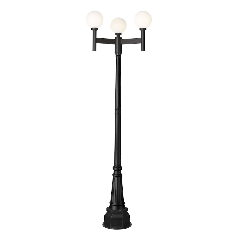 Z-Lite 3 Light Outdoor Post Mount Fixture. Picture 2