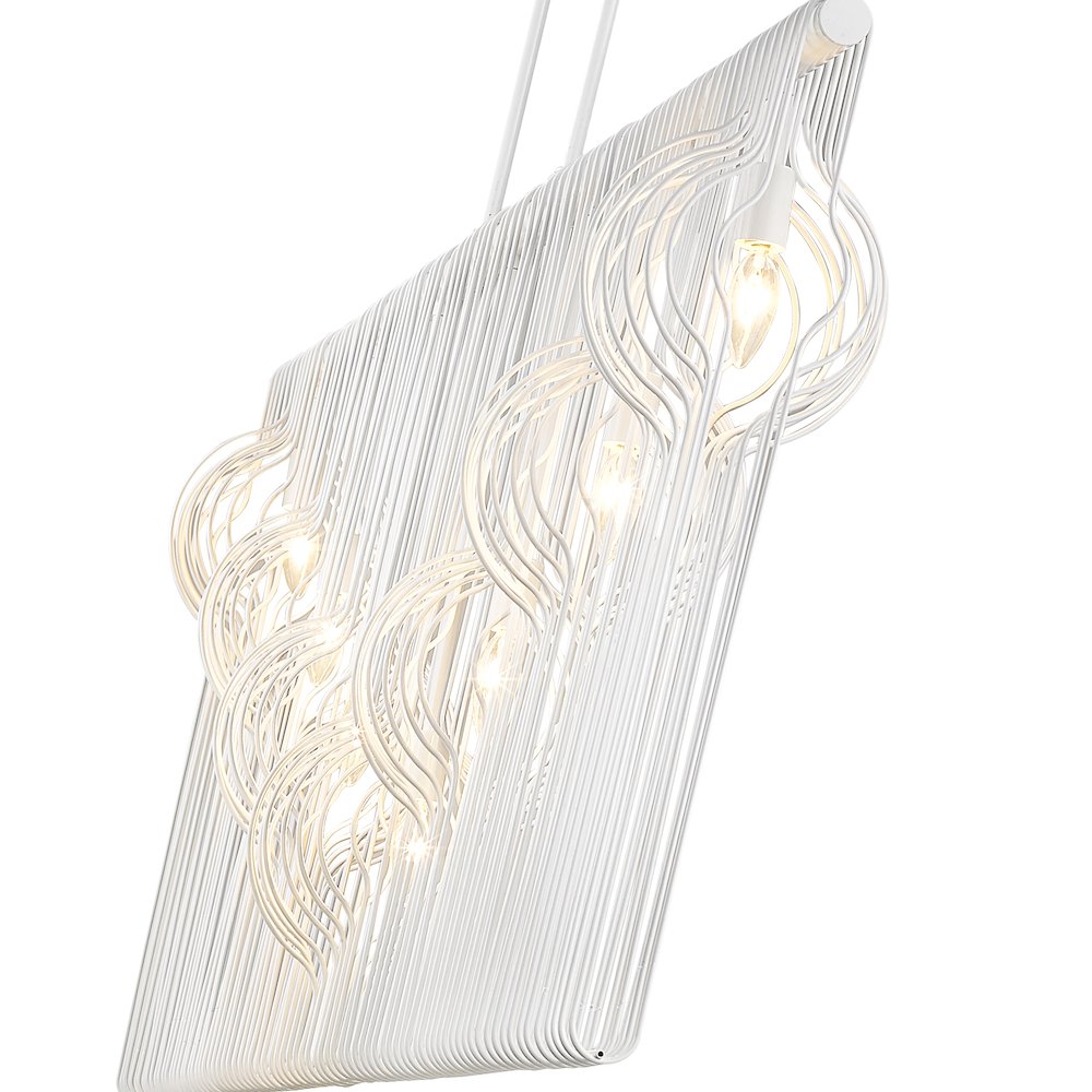 Z-Lite 7 Light Linear Chandelier. Picture 4