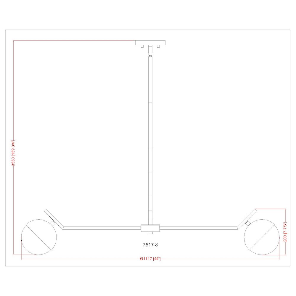 Z-Lite 8 Light Chandelier. Picture 8
