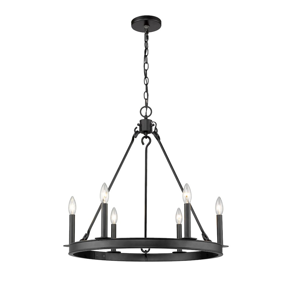 Z-Lite 6 Light Chandelier. Picture 1