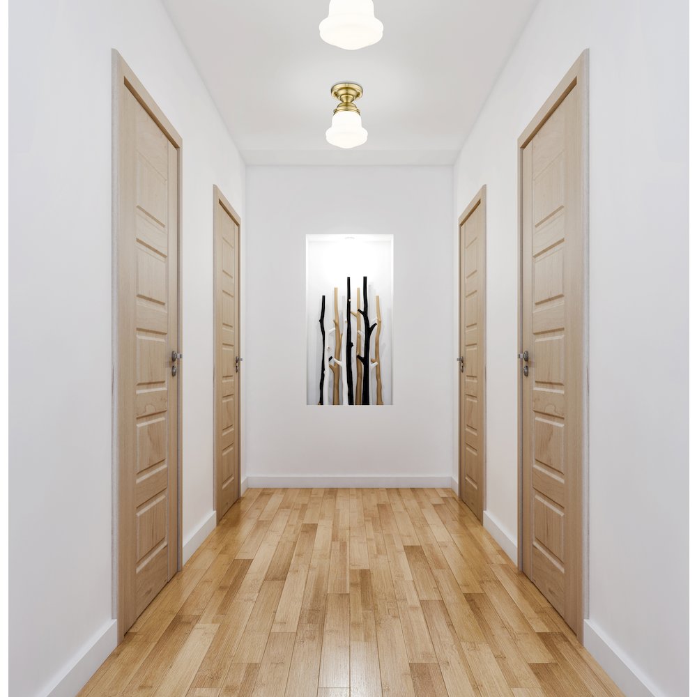 Z-Lite 1 Light Flush Mount. Picture 7