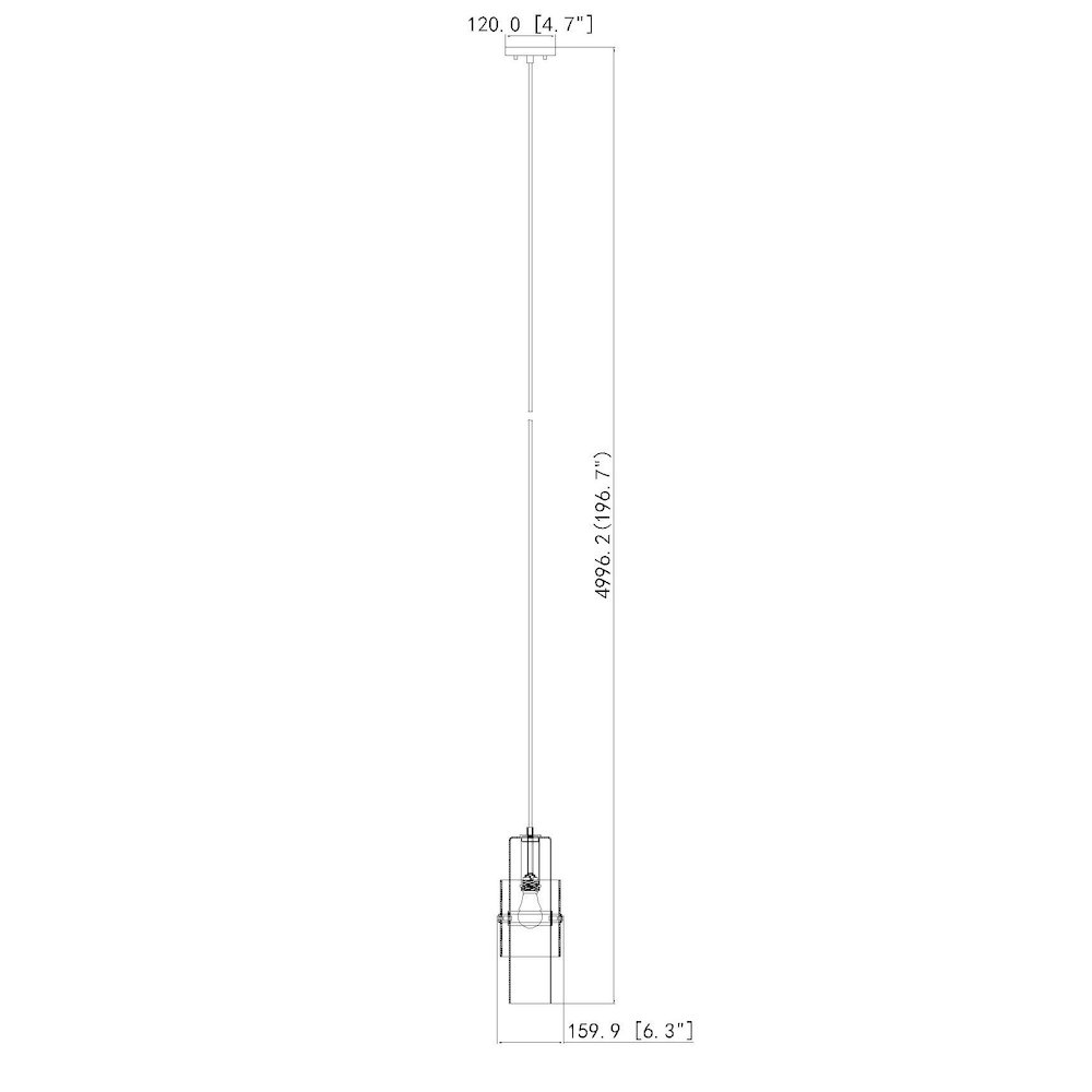 Z-Lite 1 Light Pendant. Picture 8