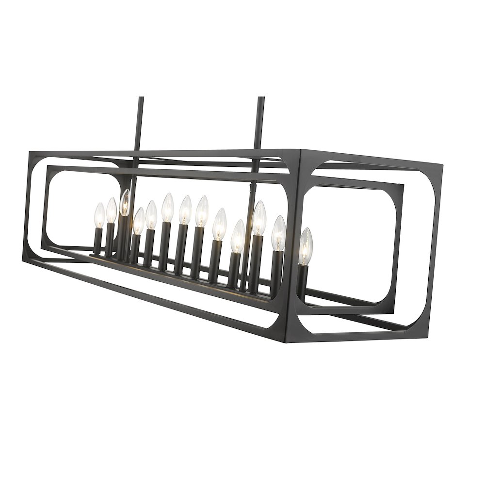 Z-Lite 13 Light Linear Chandelier. Picture 4