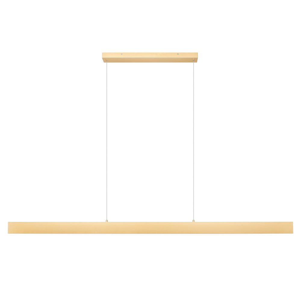 Z-Lite 1 Light Linear Chandelier, Gold. Picture 2