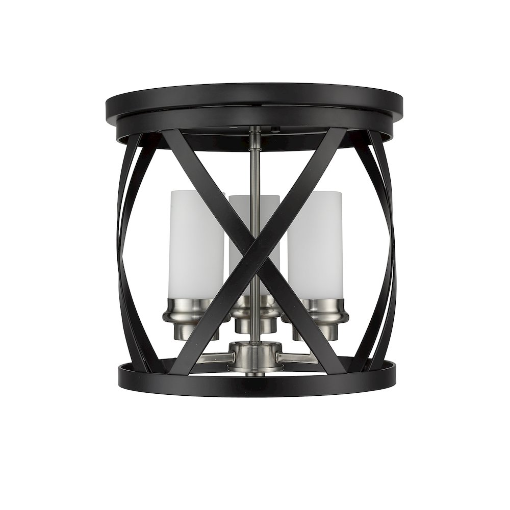 Z-Lite 3 Light Flush Mount. Picture 5