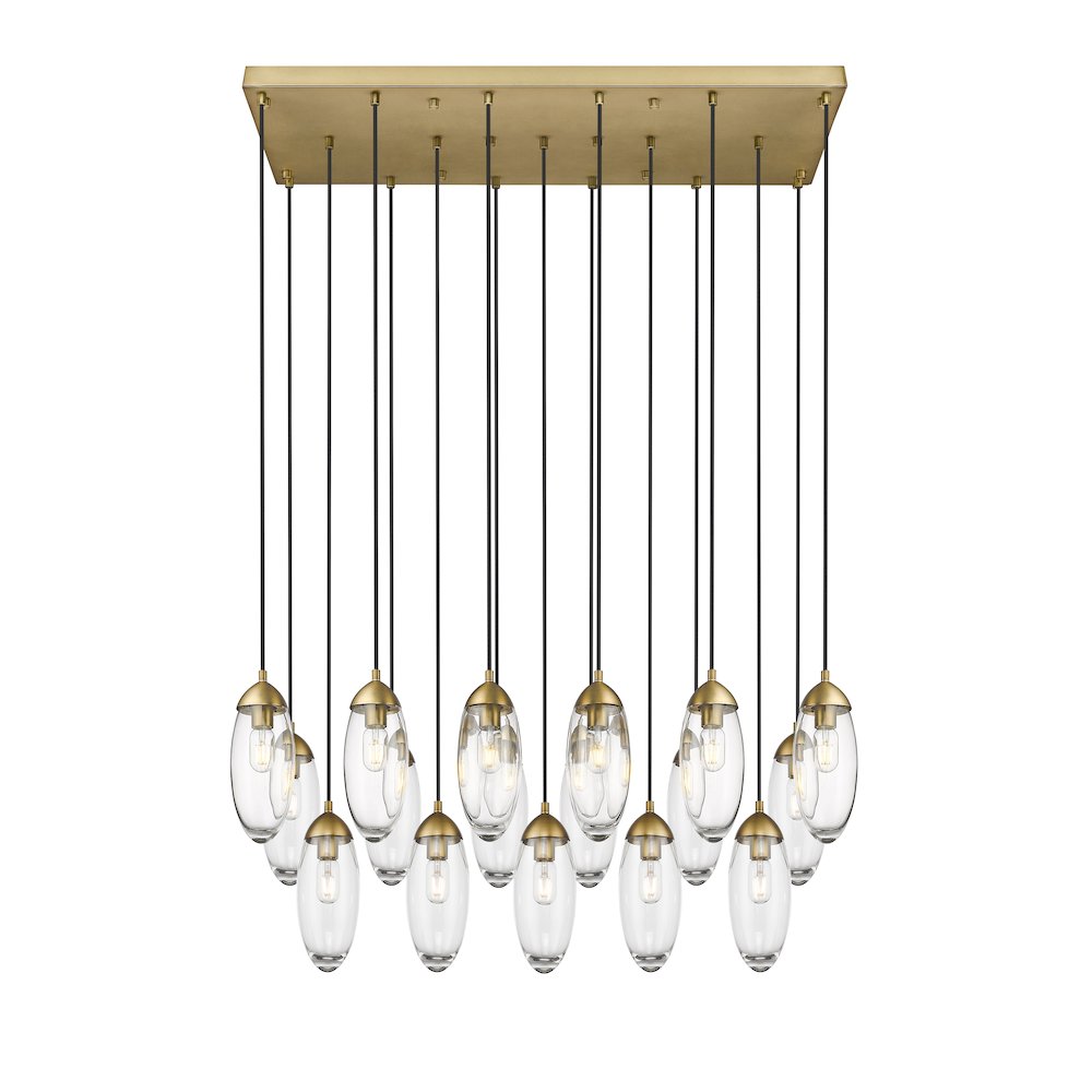 Z-Lite 17 Light Linear Chandelier. Picture 1