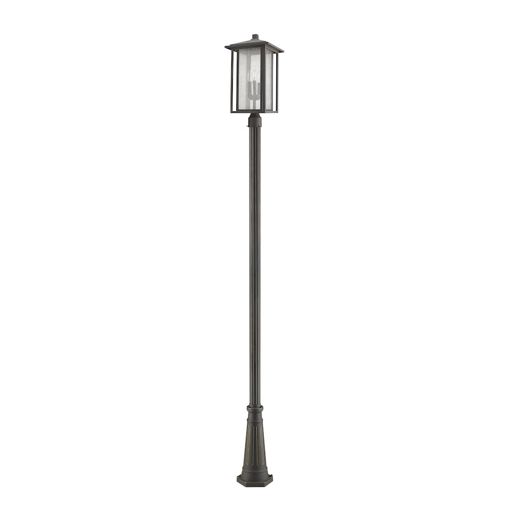 Z-Lite 3 Light Outdoor Post Mounted Fixture. Picture 2