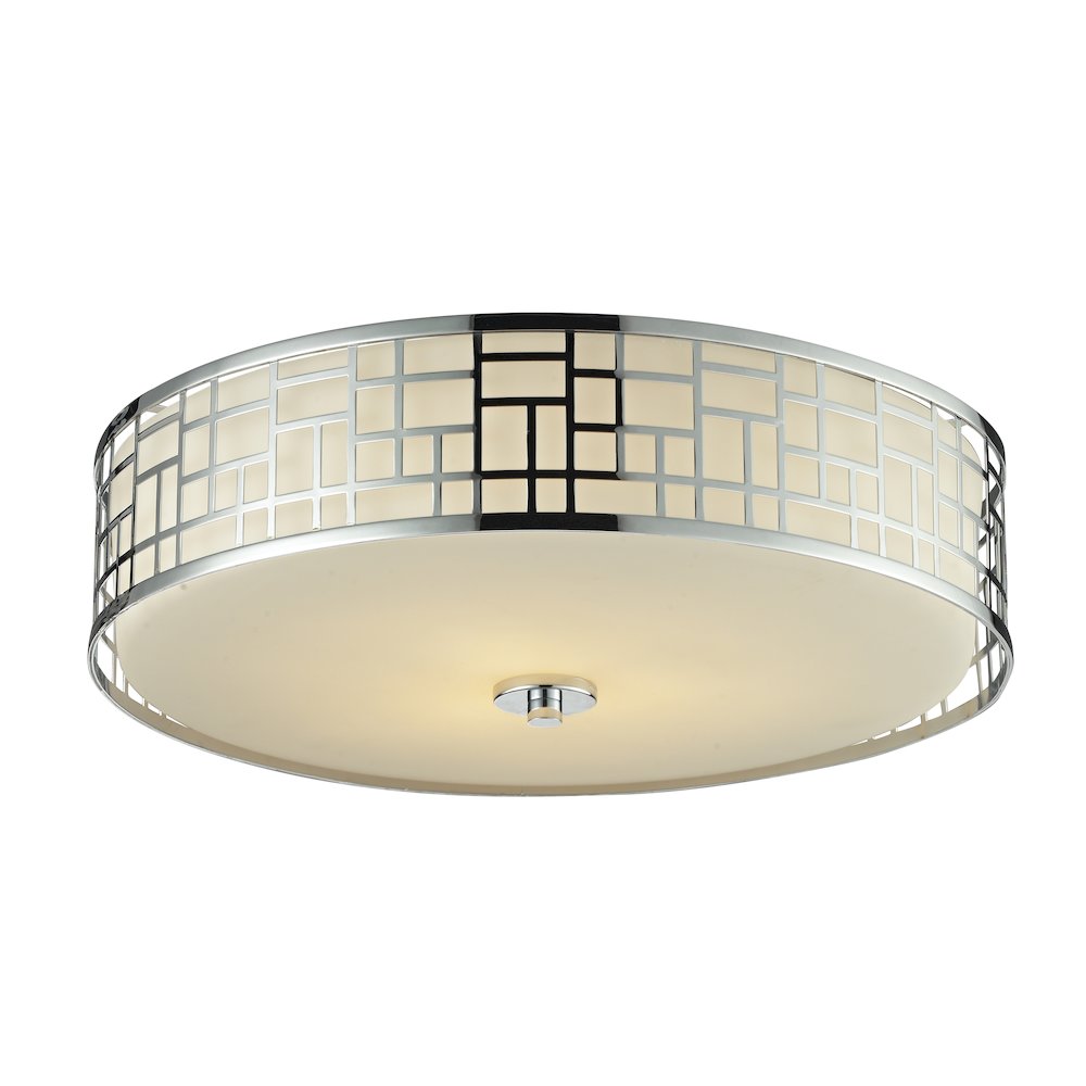 Z-Lite 3 Light Flush Mount. Picture 1
