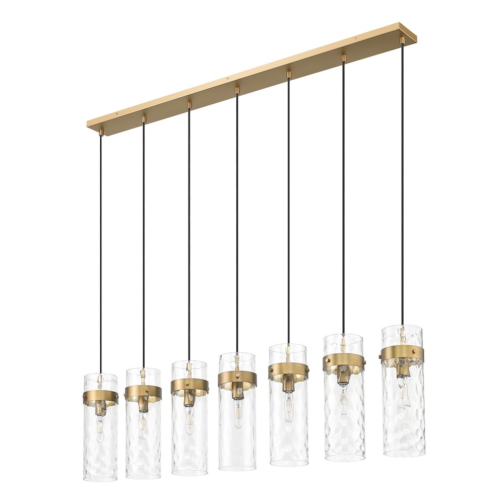 Z-Lite 7 Light Linear Chandelier. Picture 5