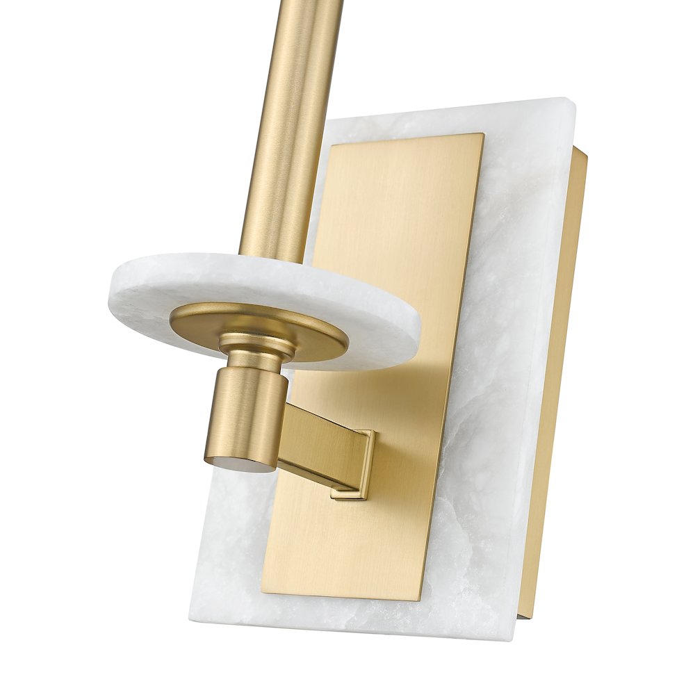 Z-Lite Kaden 1 Light Wall Sconce in Modern Gold color, Steel frame. Picture 4