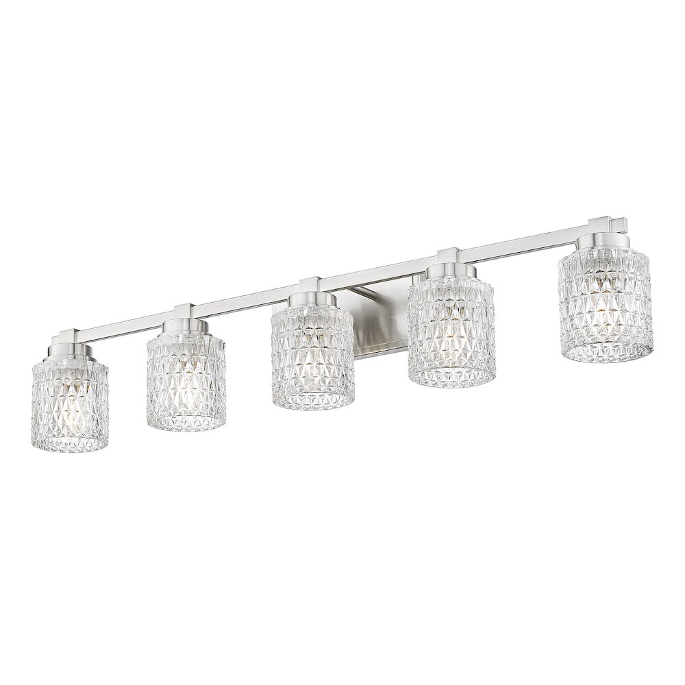 Z-Lite 5 Light Vanity, Brushed Nickel. Picture 3