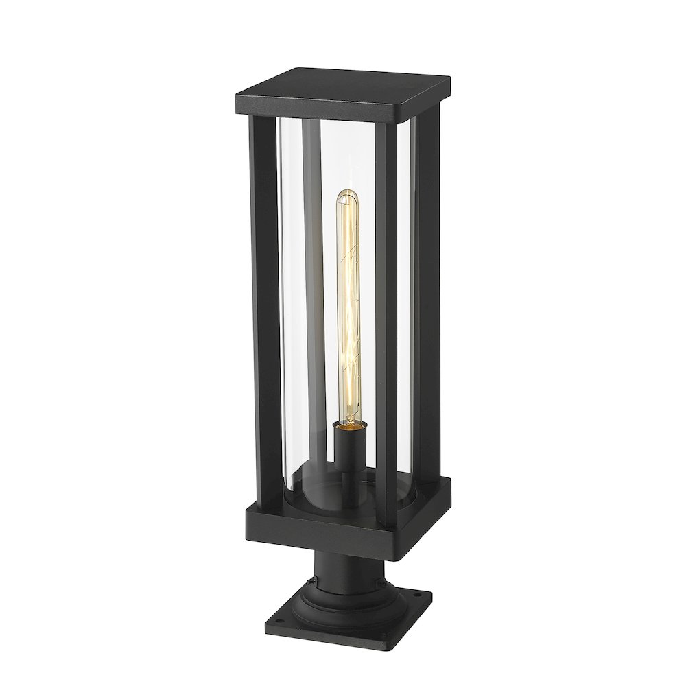 Z-Lite 1 Light Outdoor Pier Mounted Fixture. Picture 3