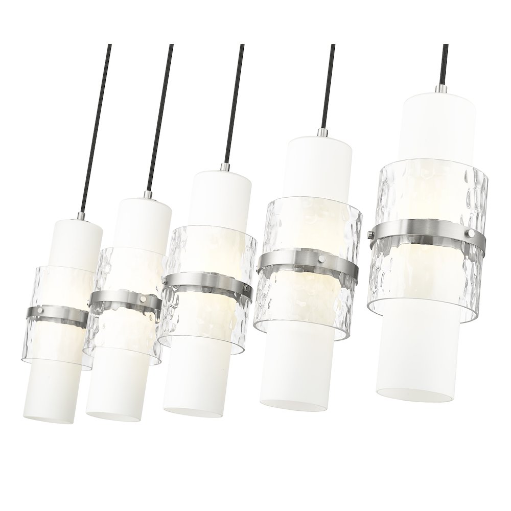 Z-Lite 5 Light Linear Chandelier. Picture 4