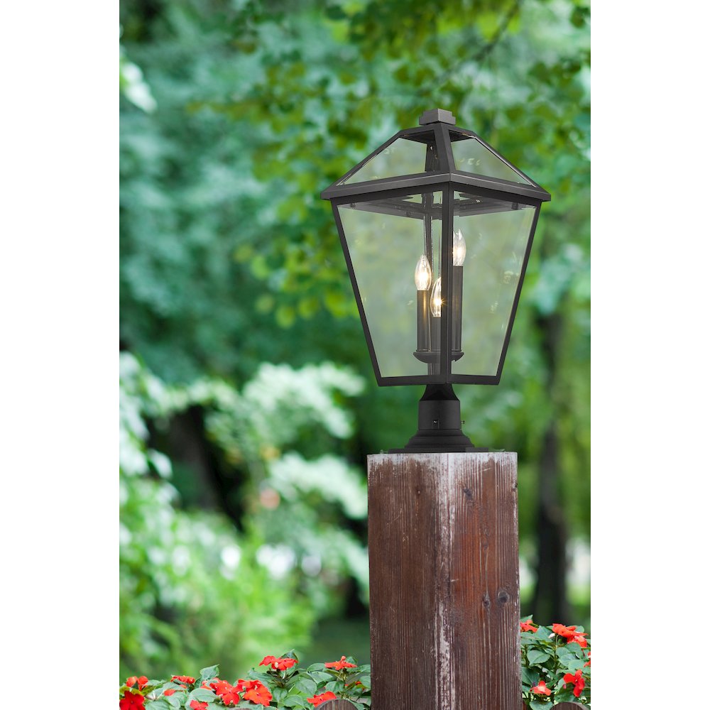 Z-Lite 3 Light Outdoor Pier Mounted Fixture. Picture 6