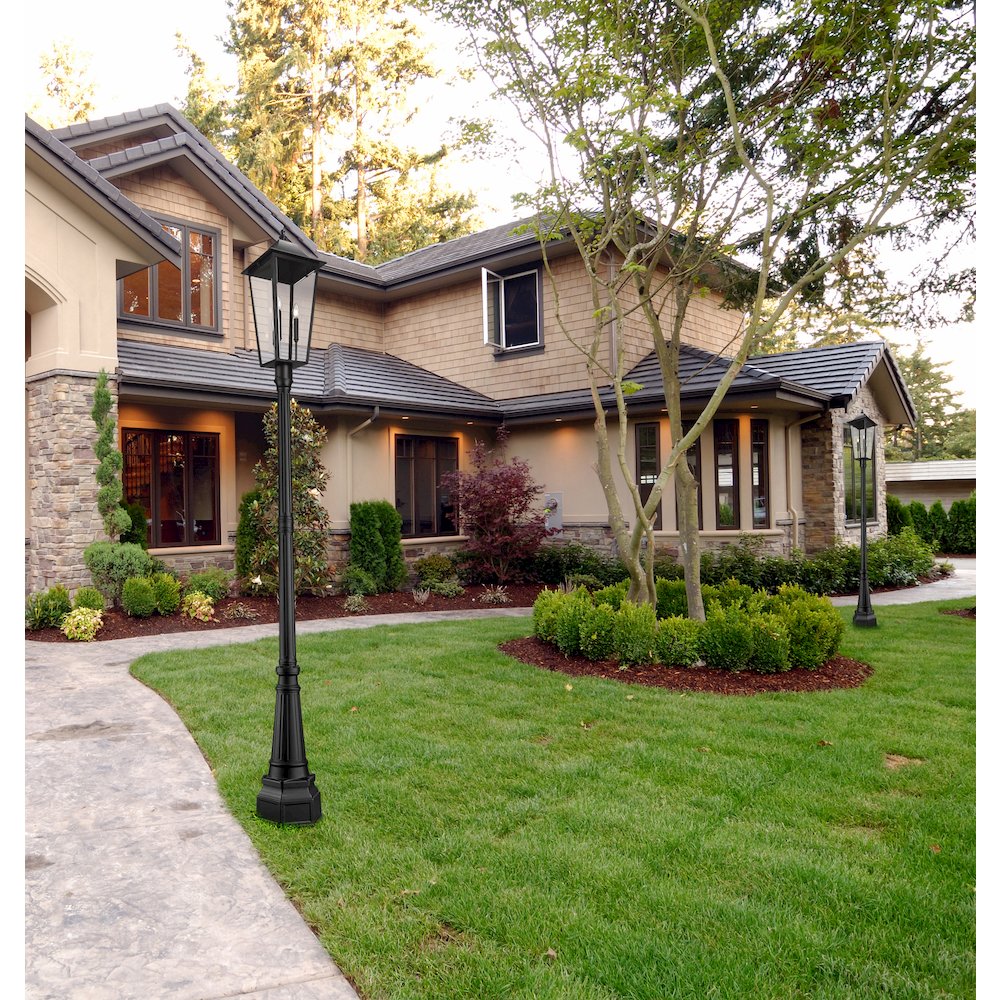 Z-Lite 3 Light Outdoor Post Mounted Fixture. Picture 6
