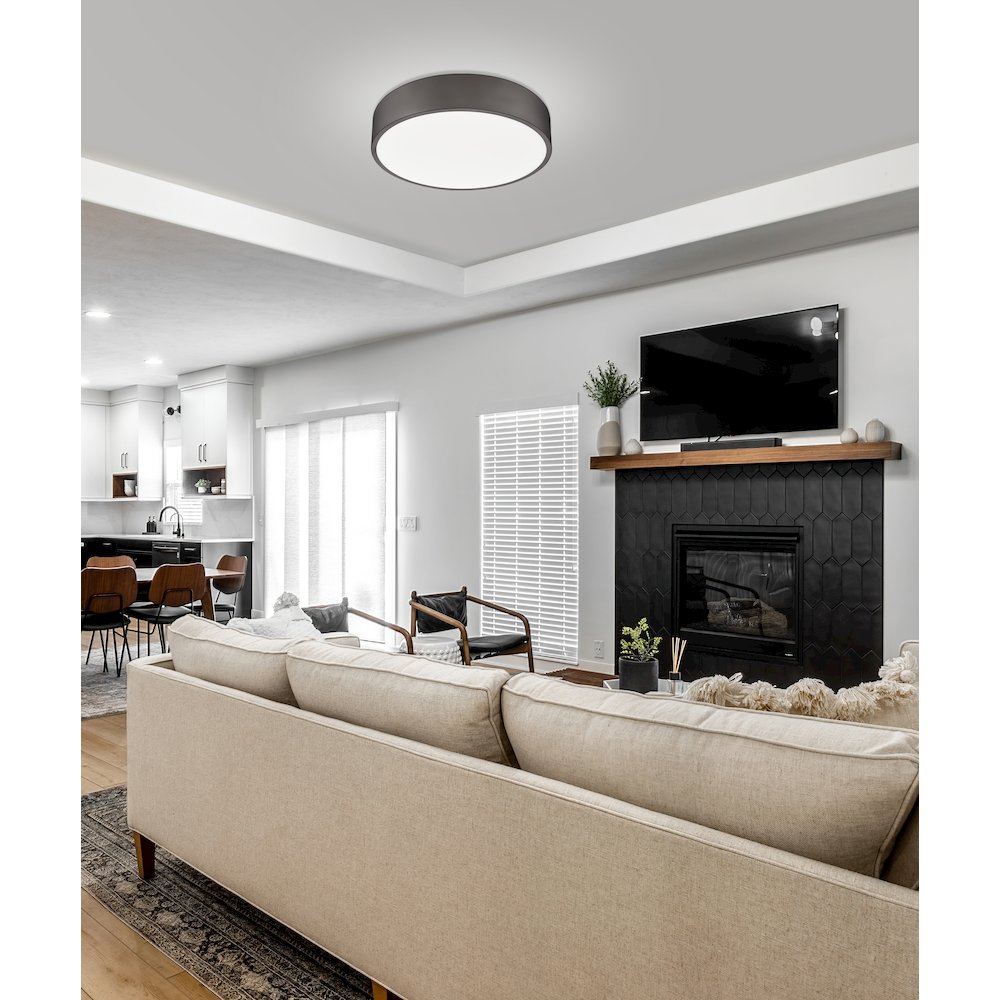 Z-Lite 1 Light Flush Mount. Picture 7