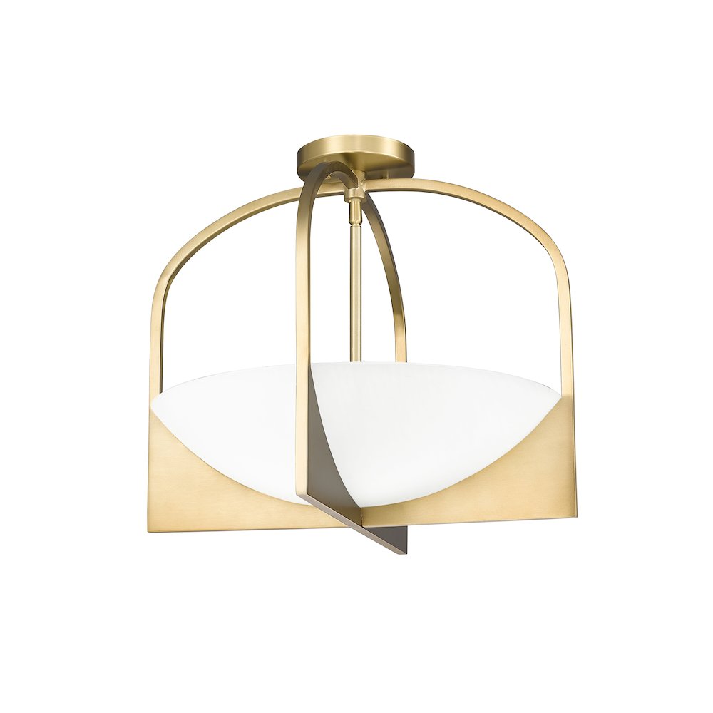 Z-Lite 4 Light Semi Flush Mount. Picture 5