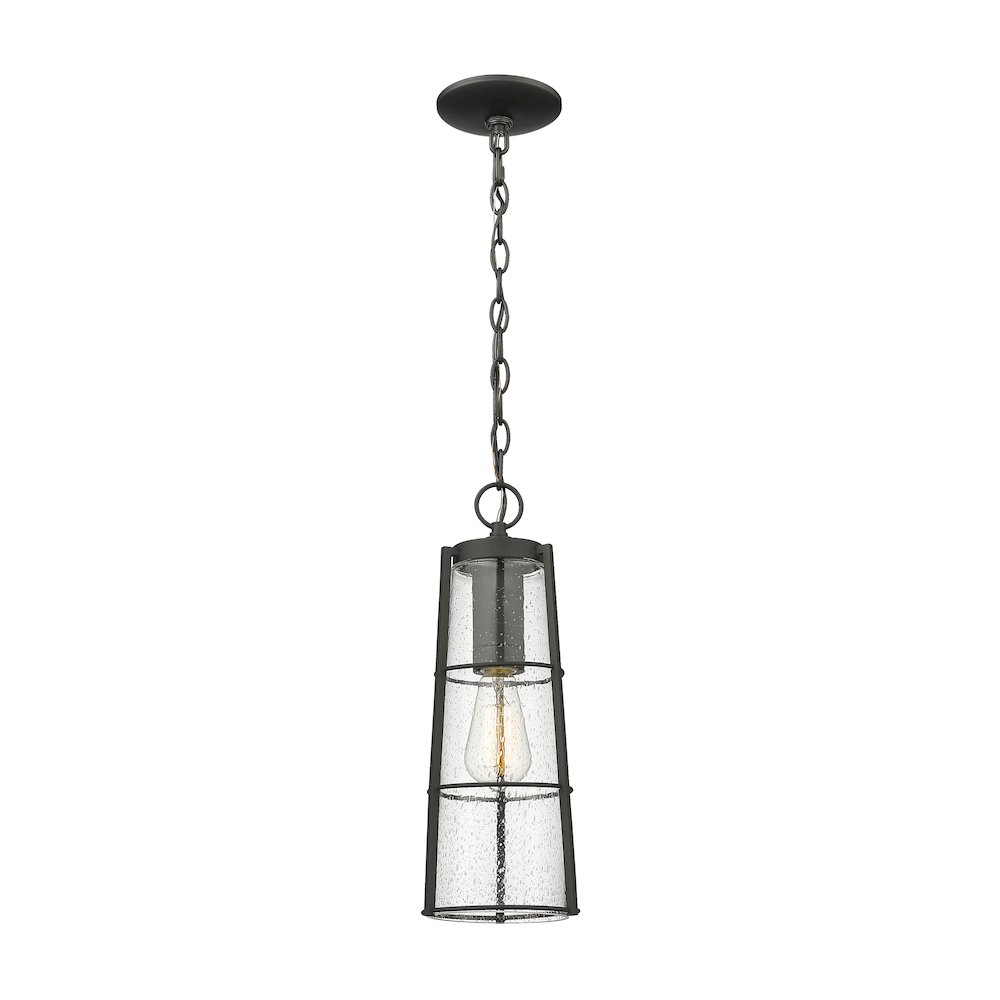 Z-Lite 1 Light Outdoor Chain Mount Ceiling Fixture. Picture 1