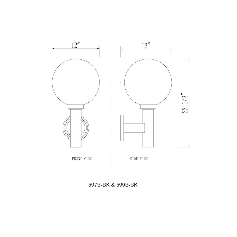 Z-Lite 1 Light Outdoor Wall Light. Picture 8