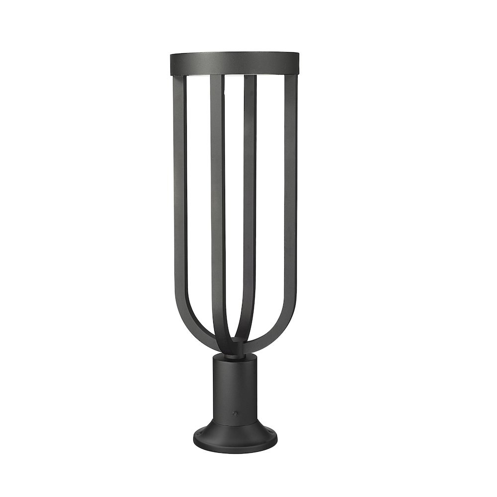 Z-Lite 1 Light Outdoor Pier Mounted Fixture. Picture 3