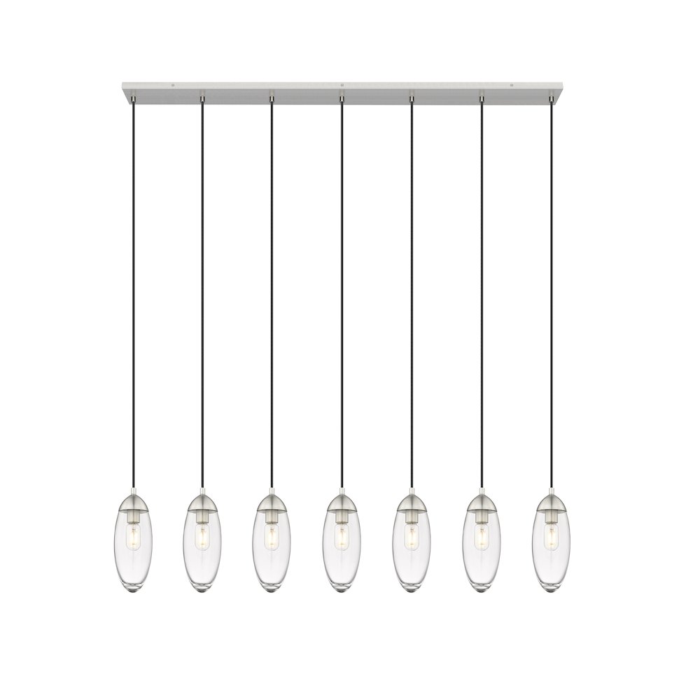 Z-Lite 7 Light Linear Chandelier. Picture 1