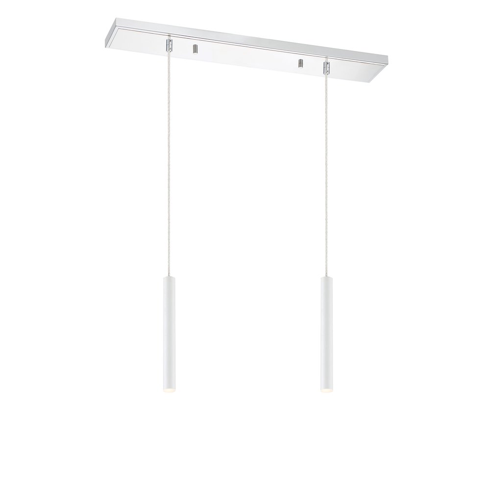 Z-Lite 2 Light Linear Chandelier. Picture 2
