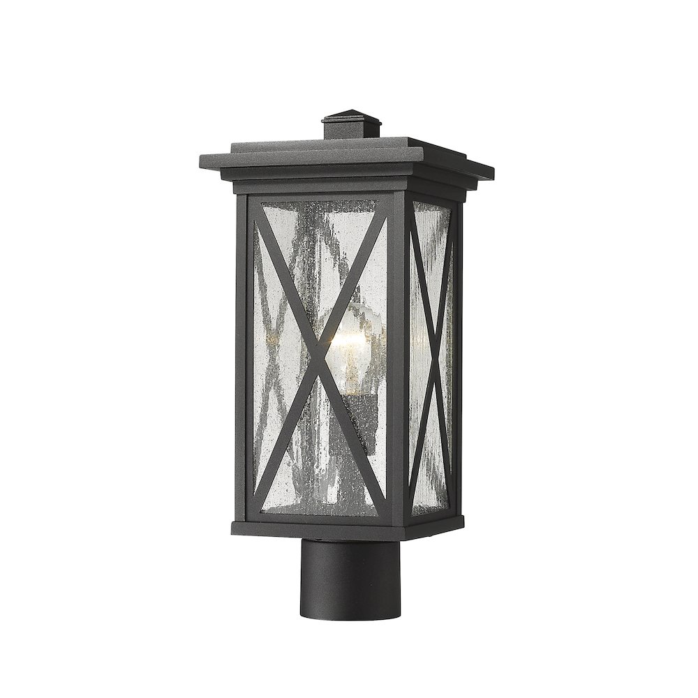Z-Lite 1 Light Outdoor Post Mount Fixture. Picture 1