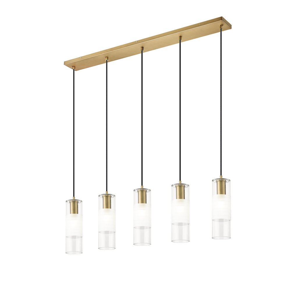 Z-Lite 5 Light Linear Chandelier. Picture 3