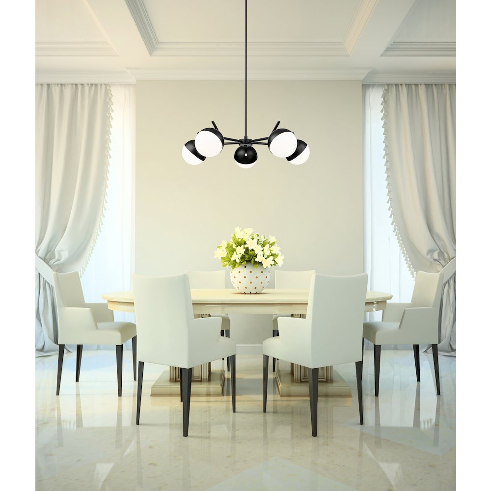 Z-Lite 5 Light Chandelier. Picture 7