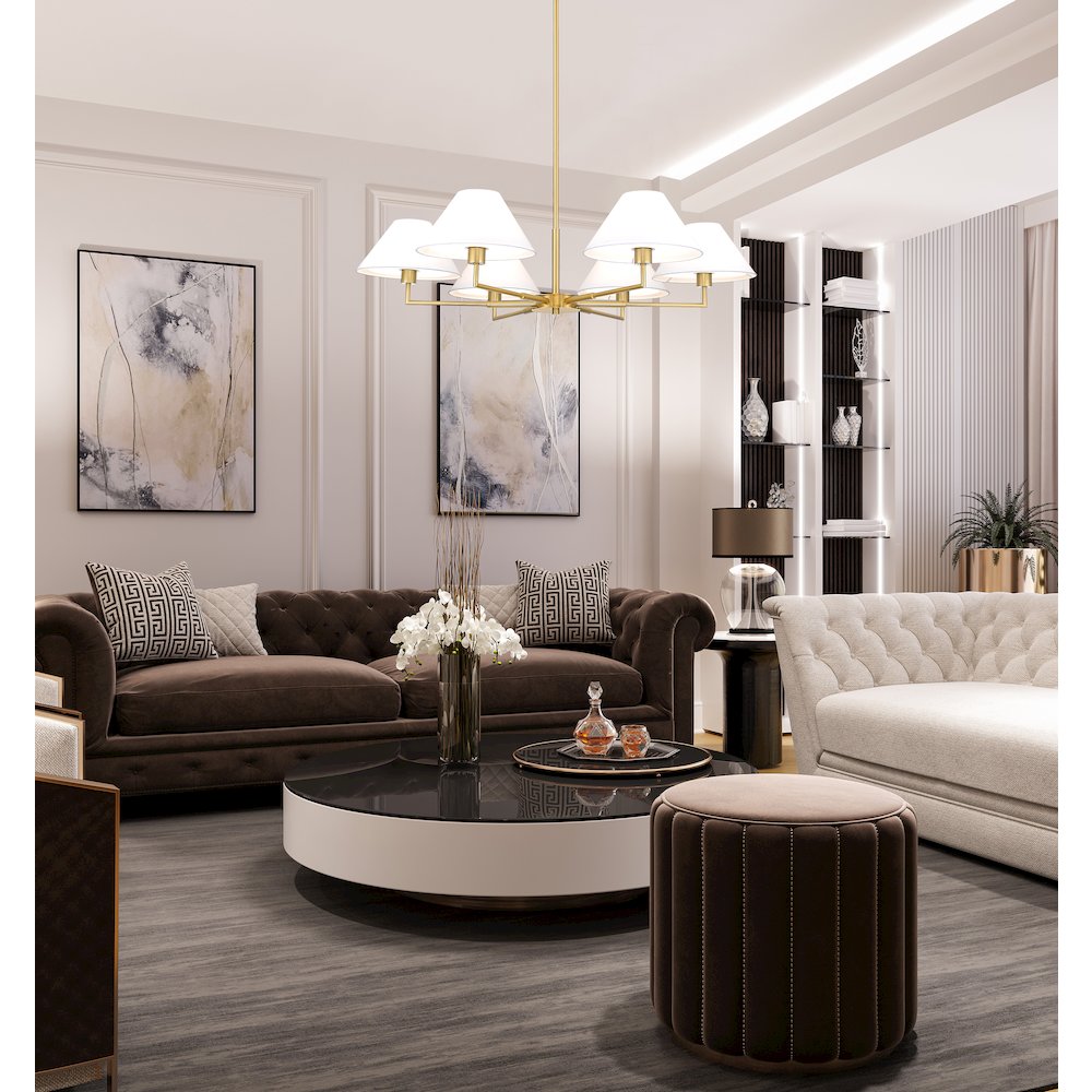 Z-Lite 6 Light Chandelier. Picture 6