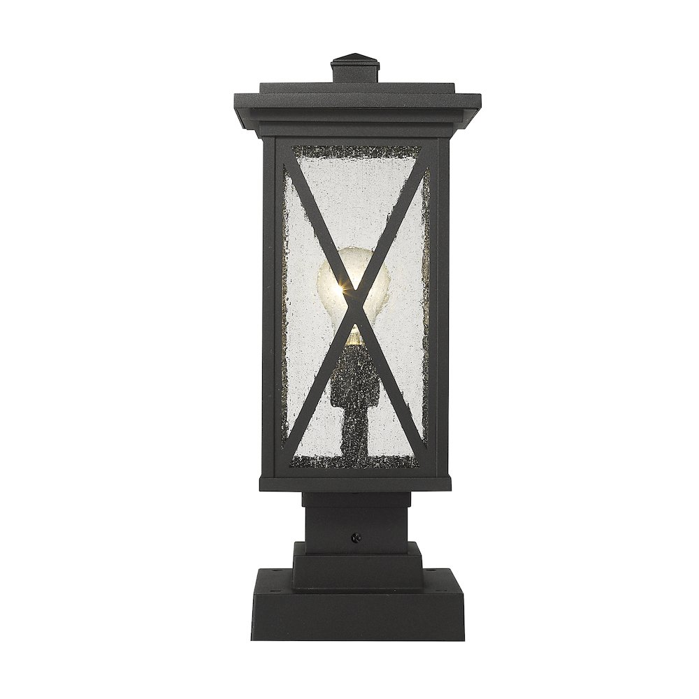Z-Lite 1 Light Outdoor Pier Mounted Fixture. Picture 2