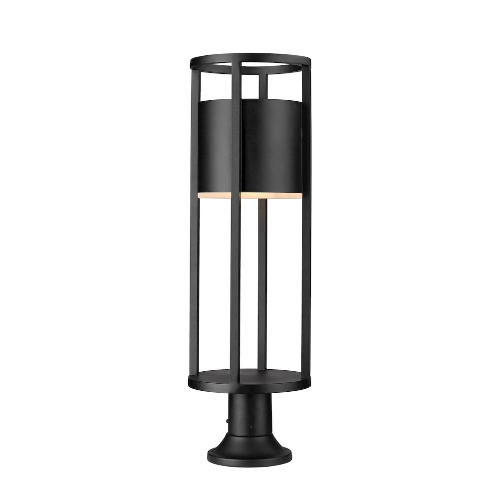 Z-Lite 1 Light Outdoor Pier Mounted Fixture. Picture 1