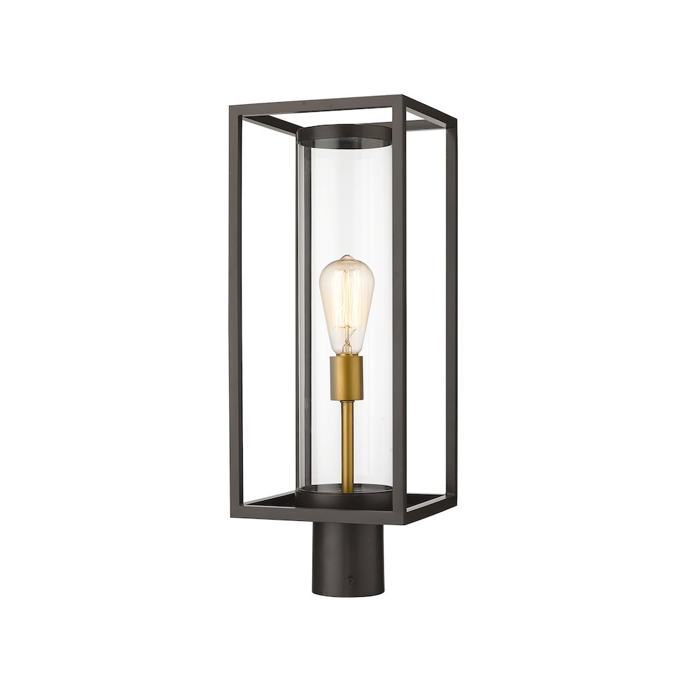 Z-Lite 1 Light Outdoor Post Mount Fixture. Picture 3