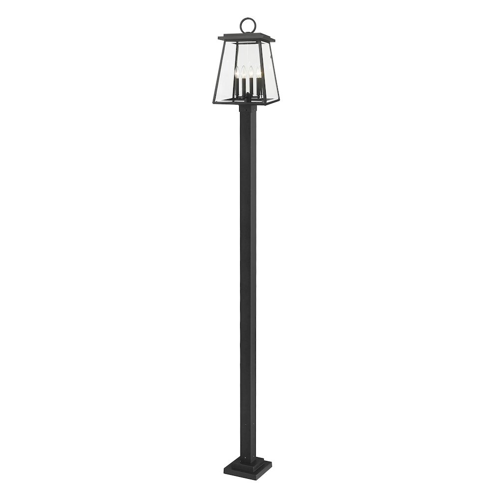 Z-Lite 4 Light Outdoor Post Mounted Fixture. Picture 3