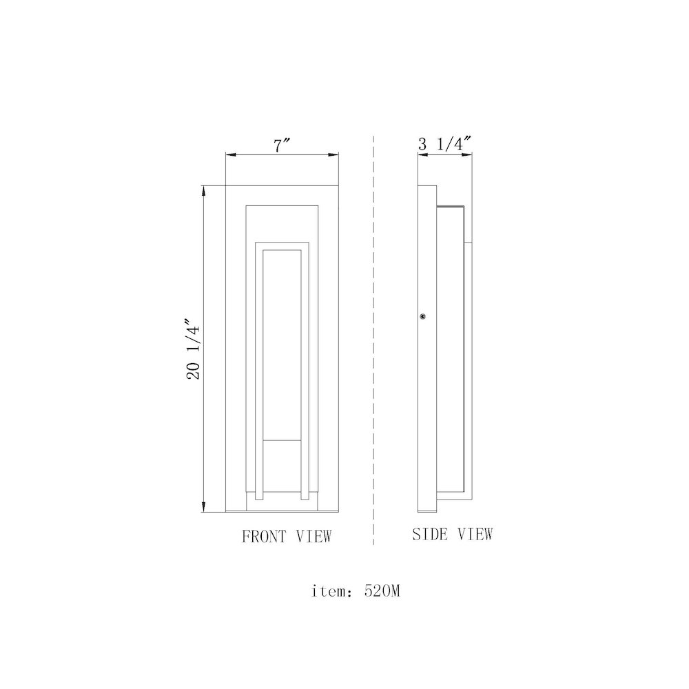 Z-Lite 1 Light Outdoor Wall Light. Picture 8