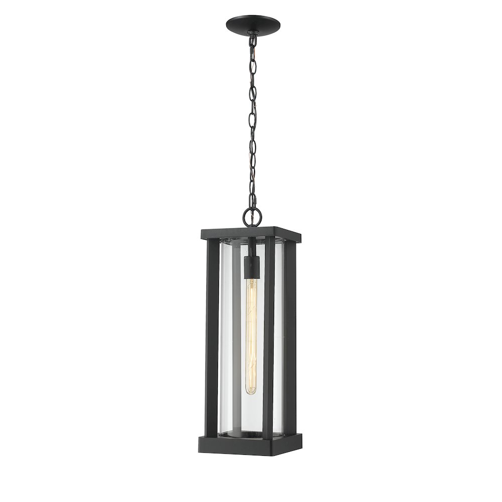 Z-Lite 1 Light Outdoor Chain Mount Ceiling Fixture. Picture 1
