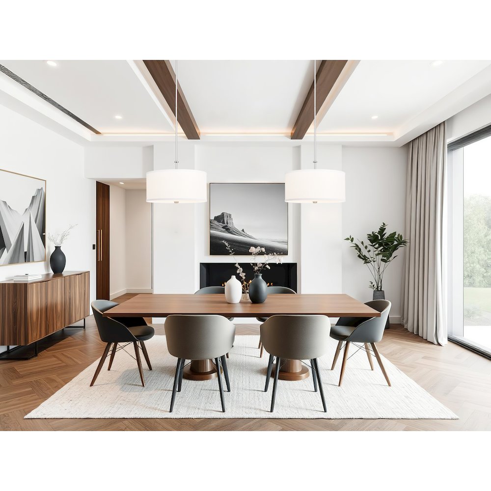 Z-Lite 1 Light Pendant, Brushed Nickel. Picture 5