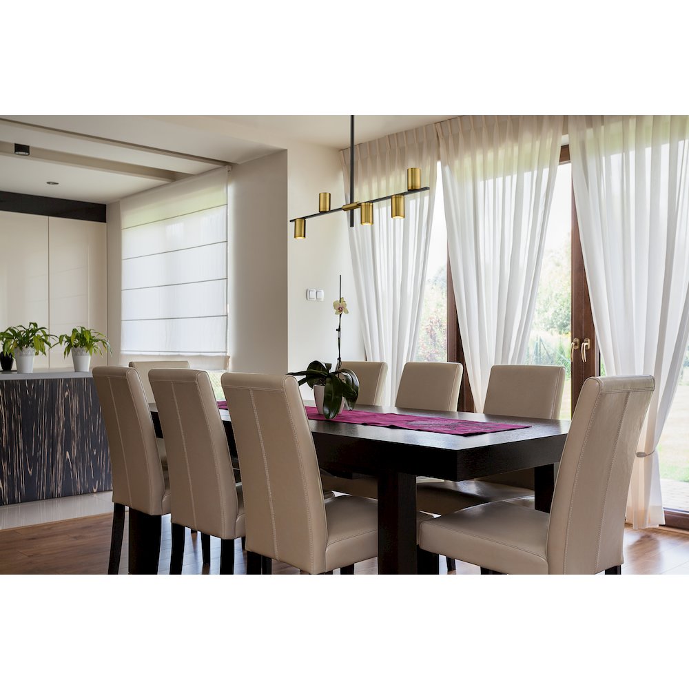 Z-Lite 5 Light Linear Chandelier. Picture 6