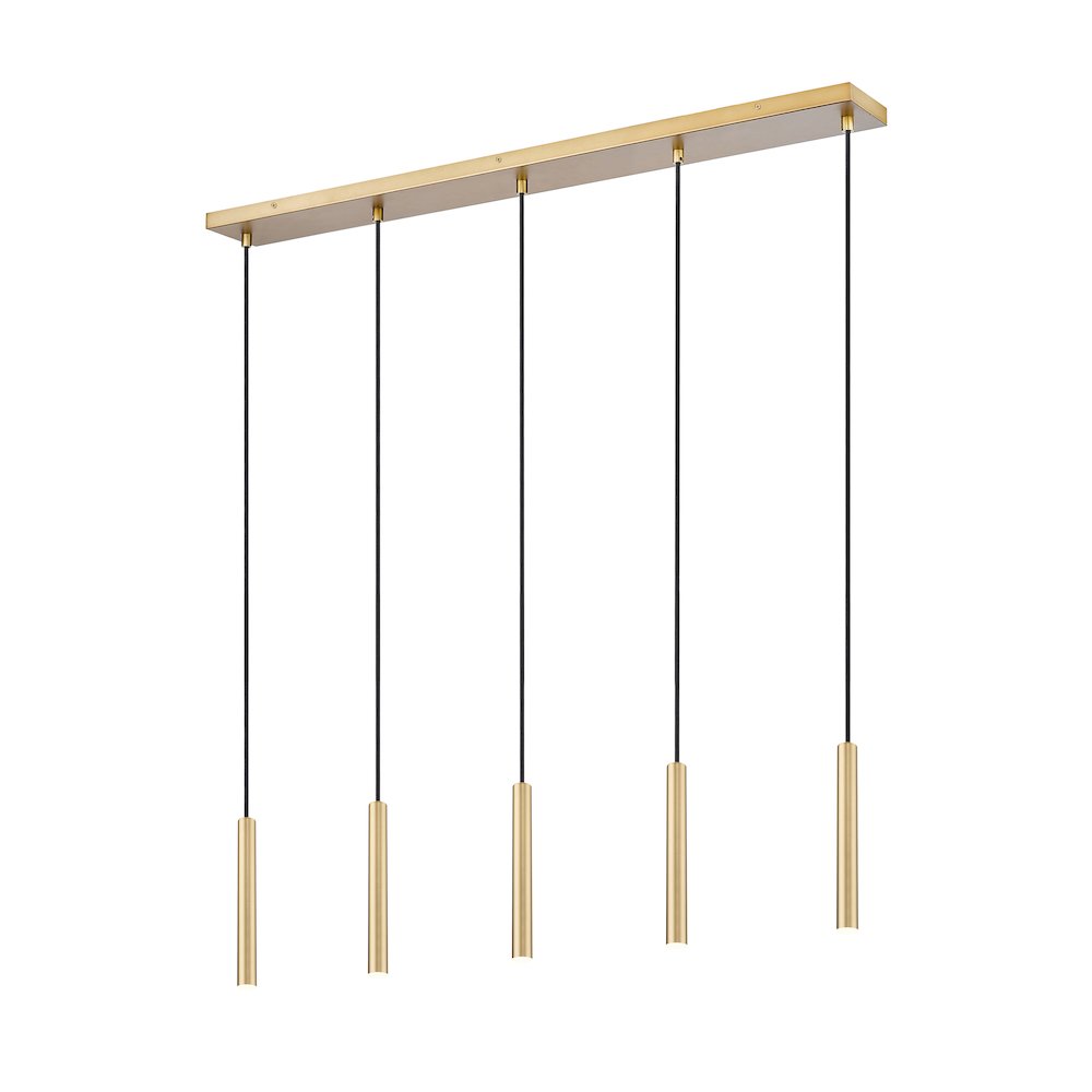 Z-Lite 5 Light Linear Chandelier. Picture 1